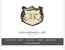 Tablet Screenshot of kira-kamamalu-art.com